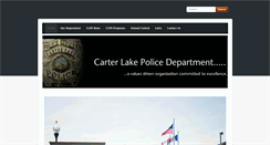 Desktop Screenshot of clpd.cityofcarterlake.com