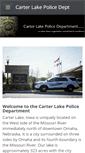 Mobile Screenshot of clpd.cityofcarterlake.com